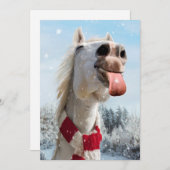 Schneeflocken Einladung (Vorne/Hinten)