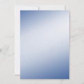 Schneeflocken Einladung zur Hochzeit 2 (Rückseite)