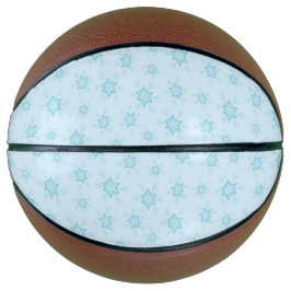 Schneeflocken, Eisblau, Eisschneeflocken, Schnee Basketball