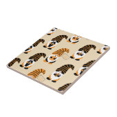 Schneeflocken, Eisblau, Eisschneeflocken, Schnee Fliese (Seite)