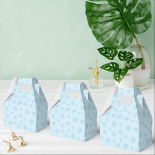 Schneeflocken, Eisblau, Eisschneeflocken, Schnee Geschenkschachtel