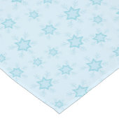 Schneeflocken, Eisblau, Eisschneeflocken, Schnee Kurzer Tischläufer (Ecke)