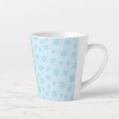 Schneeflocken, Eisblau, Eisschneeflocken, Schnee Milchtasse (Rechts)