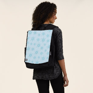 Schneeflocken, Eisblau, Eisschneeflocken, Schnee Rucksack