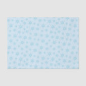 Schneeflocken, Eisblau, Eisschneeflocken, Schnee Seidenpapier (Vorderseite)