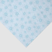 Schneeflocken, Eisblau, Eisschneeflocken, Schnee Seidenpapier (Ausschnitt)