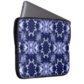 Schneeflocken en bleu..... laptopschutzhülle (Vorne Rechts)
