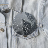 Schneeflocken fallen auf Bäume Button (Beispiel)