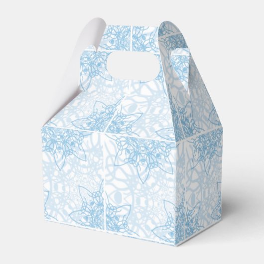 Schneeflocken fallen geschenkschachtel (Rückseite)