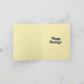 Schneeflocken Feiertagskarte (Innenseite)