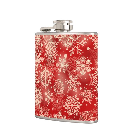 Schneeflocken Flachmann (Links)