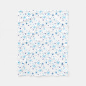 Schneeflocken Fleece Blanket (Vorderseite)