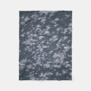 Schneeflocken Fleecedecke