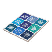 Schneeflocken Fliese (Seite)