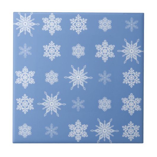 Schneeflocken Fliese (Vorderseite)