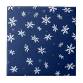 Schneeflocken Fliese (Vorderseite)