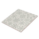 Schneeflocken Fliese (Seite)