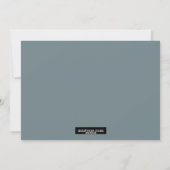 Schneeflocken-Foto Feiertagskarte (Rückseite)