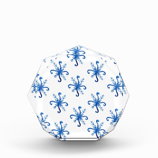 Schneeflocken Fotoblock (Vorderseite)