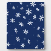 Schneeflocken Fotoplatte (Vorderseite)