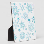 Schneeflocken Fotoplatte (Seite)