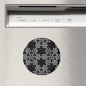Schneeflocken-Fraktal Magnet (In Situ (Geschirrspüler))
