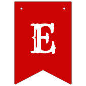 Schneeflocken Frohe Weihnachts Red Bunting Fahnen Wimpelkette (Dritte Fahne)