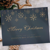 Schneeflocken | Frohe Weihnachtsgrüße Postkarte