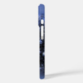 Schneeflocken für den blauen Winter Case-Mate iPhone Hülle (Rückseite / Links)