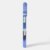 Schneeflocken für den blauen Winter Case-Mate iPhone Hülle (Rückseite / Rechts)