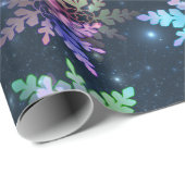 Schneeflocken für Weihnachten Geschenkpapier (Rolleneckpunkt)