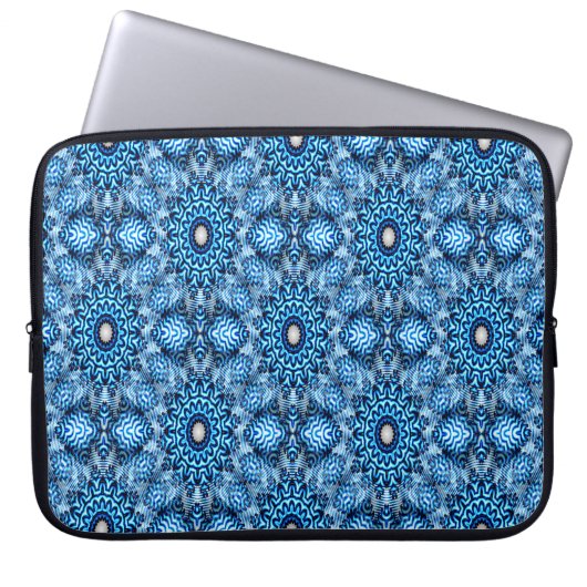 Schneeflocken Galore... Laptopschutzhülle (Vorderseite)
