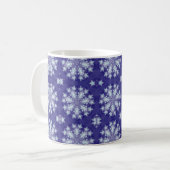 Schneeflocken, gefroren kaffeetasse (Vorderseite Links)