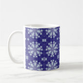 Schneeflocken, gefroren kaffeetasse (Links)