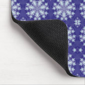 Schneeflocken, gefroren mousepad (Ecke)