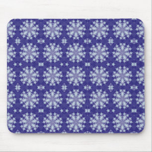 Schneeflocken, gefroren mousepad