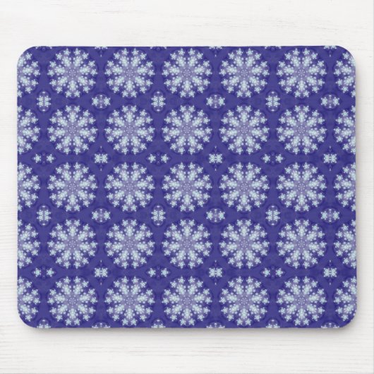 Schneeflocken, gefroren mousepad (Vorne)
