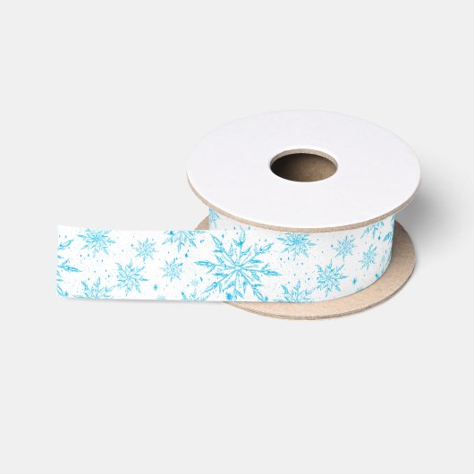 Schneeflocken, gefroren satinband (Spule)