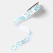 Schneeflocken, gefroren satinband (Rückseite)