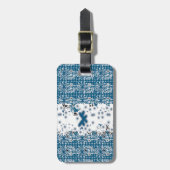 Schneeflocken Gepäckanhänger (Vorderseite vertikal)