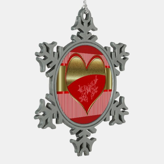 Schneeflocken Gerahmte Ornamente (Links)