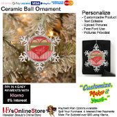 Schneeflocken Gerahmte Ornamente