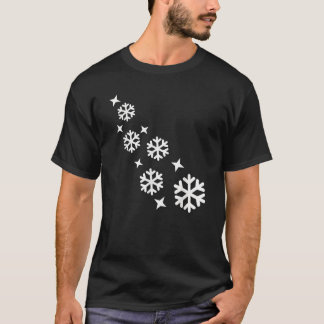 Schneeflocken Geschäft Schneeflocken Sterne Winter T-Shirt