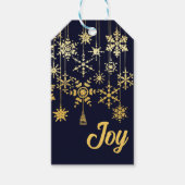 Schneeflocken Geschenkanhänger (Vorderseite)