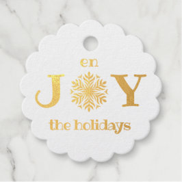 Schneeflocken Geschenkanhänger