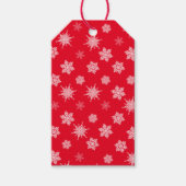 Schneeflocken Geschenkanhänger (Vorderseite)