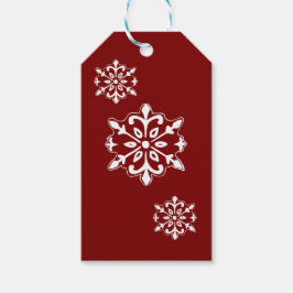 Schneeflocken-Geschenkanhänger Geschenkanhänger