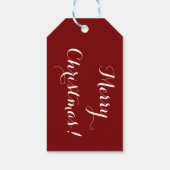Schneeflocken-Geschenkanhänger Geschenkanhänger (Rückseite)