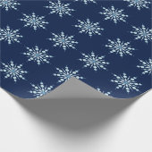 Schneeflocken Geschenkpapier (Ecke)