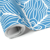 Schneeflocken Geschenkpapier (Rolleneckpunkt)